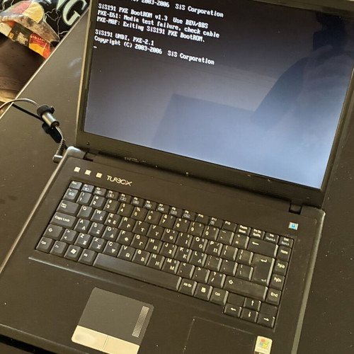 Turbox laptop used for parts without HDD