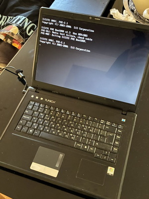 Turbox laptop used for parts without HDD