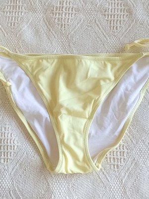 Victoria's Secret string bikini bottom ανοιχτό κίτρινο καινούργιο, μέγεθος Large