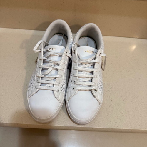Lacoste sneakers white size 38 used
