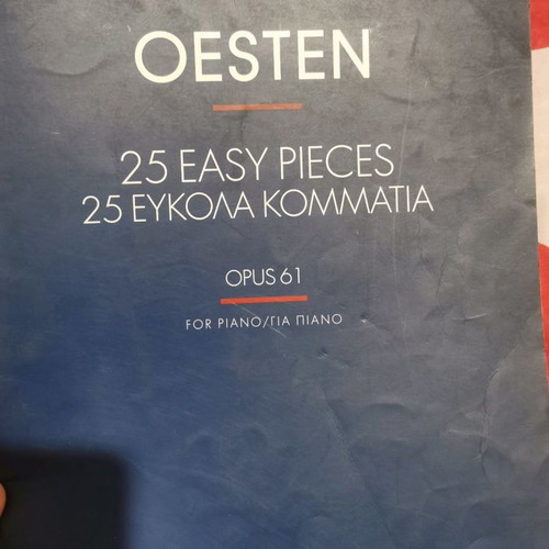 Oesten 25 Easy Pieces for Piano