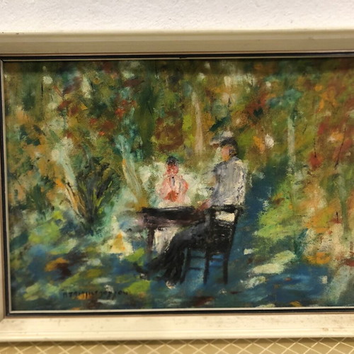N. Tzizmetzoglou oil painting 30x40 cm