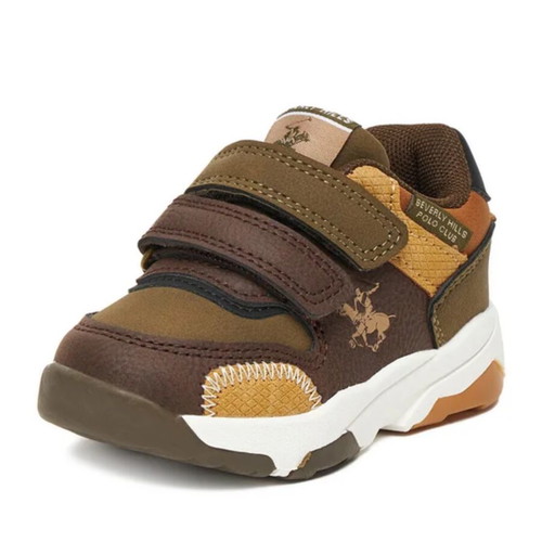 Beverly Hills Polo Club sneakers for boys new, size 22, khaki-brown