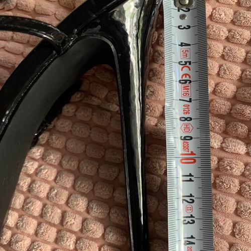 Black sandals like new, size 38