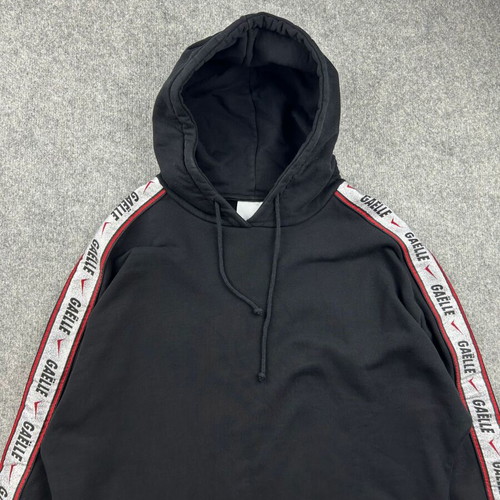 Gaelle Paris black hoodie sweatshirt, unisex streetwear
