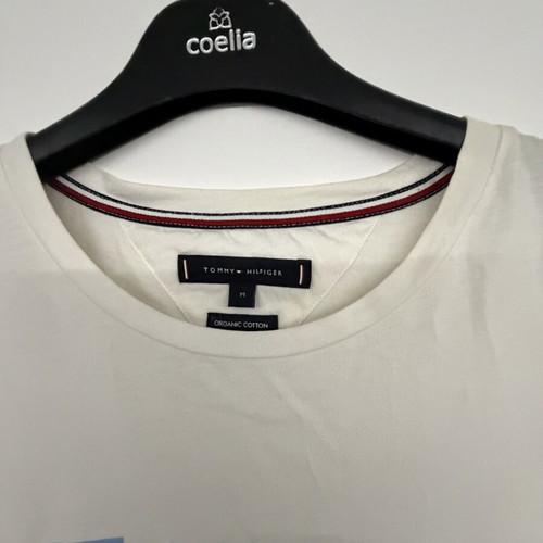 Tommy Hilfiger t shirt used, size M, white