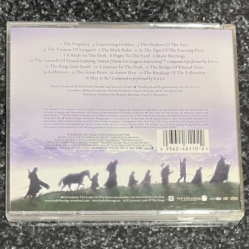Lord of the Rings The Fellowship of the Ring soundtrack CD like new, classical