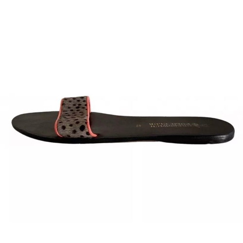 Polo Greenwich Club leather slippers used, size 40