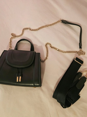 Τσάντα Zara πράσινη ώμου και χιαστί καινούργια με χρυσή αλυσίδα
