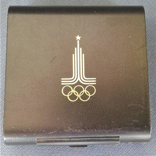 Gold commemorative coin Soviet Union 1980 Moscow Olympics proof new