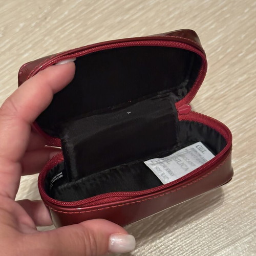 MAC Cosmetics mini pouch red new