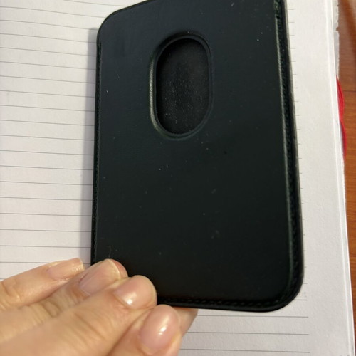 iPhone leather wallet sequoia green like new