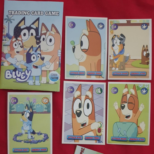 Bluey Trading Card Game 15 cards new