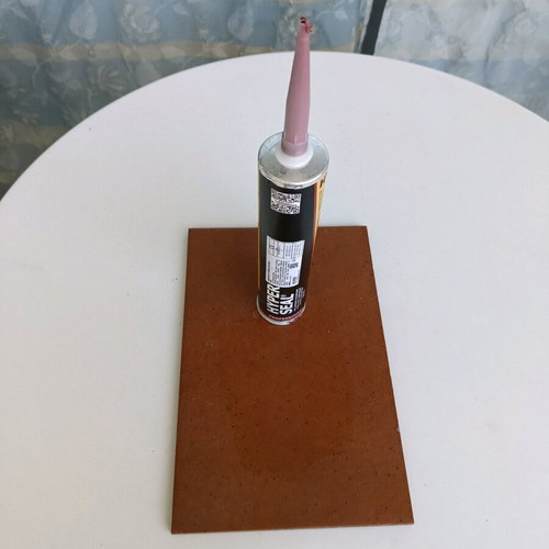 AlChimica Hyperseal Expert mastic used, terracotta shade