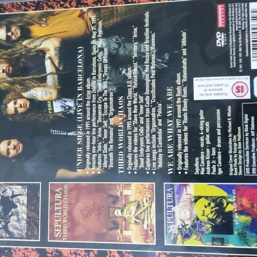 Sepultura Chaos DVD like new, metal