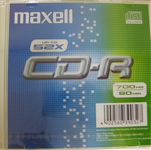 MAXELL CD-R 80 XL/SLIM 52X. (ΠΩΛΟΥΝΤΑΙ ΑΝΑ ΔΕΚΑ)