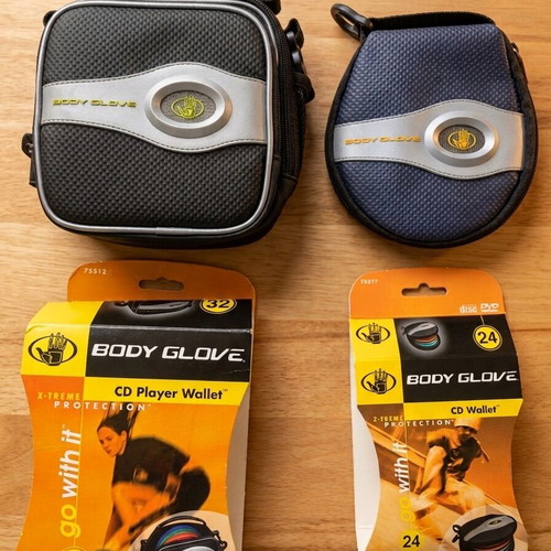 Body Glove CD/DVD Cases set of 2 new, protective and portable