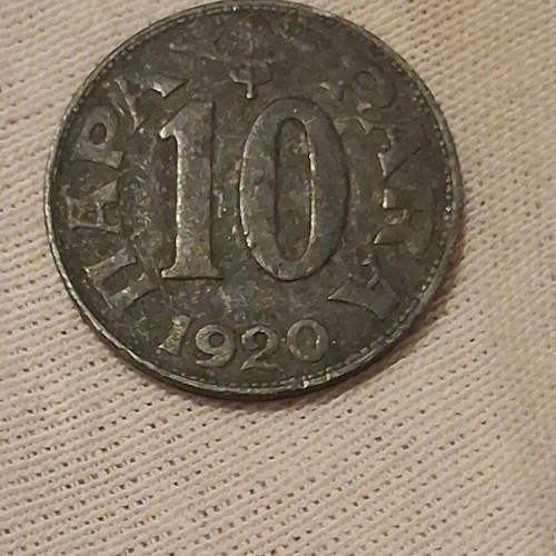 10 Para Yugoslavia coin 1920 used