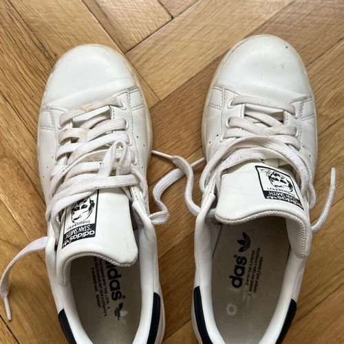 Adidas Stan Smith sneakers used women's white sports shoes