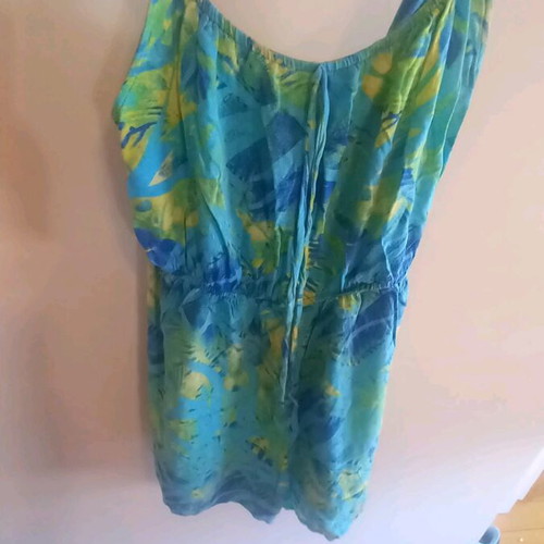 Multicolored one-piece jumpsuit like new, size M
