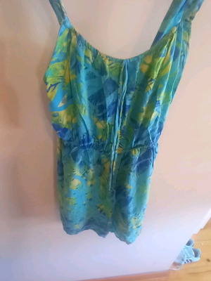 Multicolored one-piece jumpsuit like new, size M
