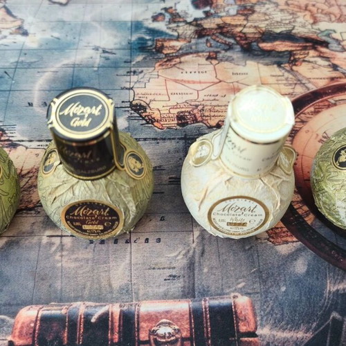Mozart Chocolate Liqueur collectible miniatures set 4 x 50ml