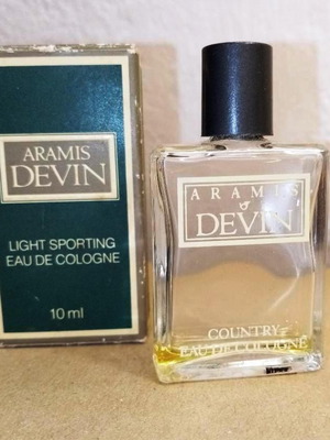 Devin by Aramis mini perfume Eau de Cologne 10 ml used vintage