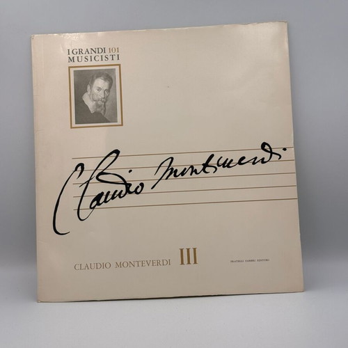 Claudio Monteverdi I vinyl record used