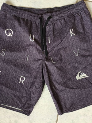 Quiksilver ανδρική βερμούδα μαγιό γκρι μέγεθος Μ σαν καινούργιο