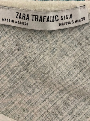 Lingerie style top Zara like new, black and white, size S