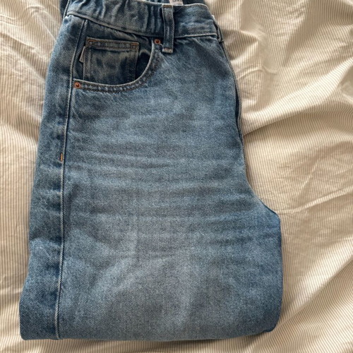 Bershka balloon jeans used, blue, size S