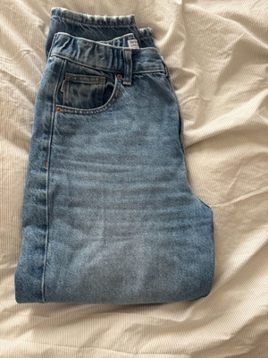 Bershka balloon jeans used, blue, size S