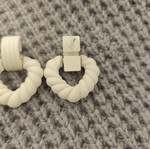 Heart earrings new