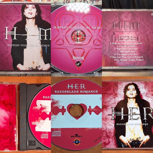 HIM Ville Valo 2x CD special offer like new, unofficial Greek releases