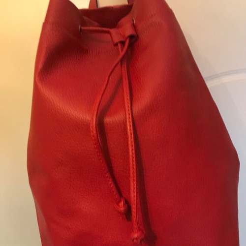 Red backpack new