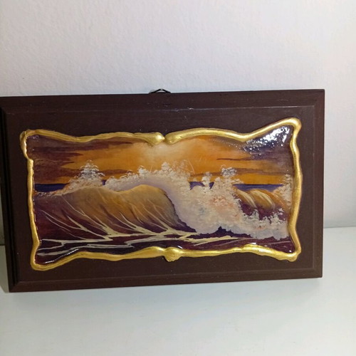 Set of 2 handmade wooden base frames
