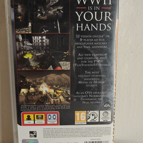 Medal of Honor Heroes 2 PSP game like new