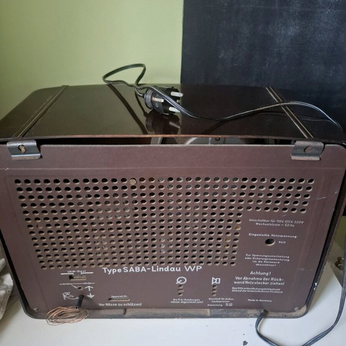 Vintage SABA Lindau WP radio like new (1950s) collectible German piece