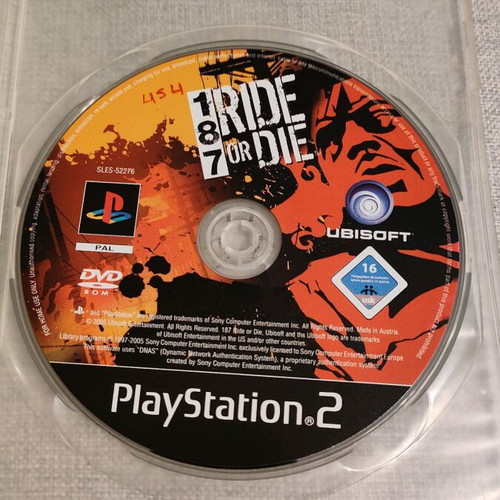 187 Ride Or Die PlayStation 2 used, action game