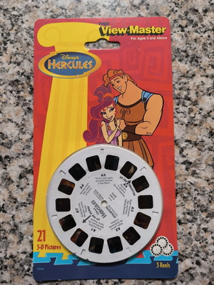 Tyco View-Master Disney's Hercules 3-reel sealed card