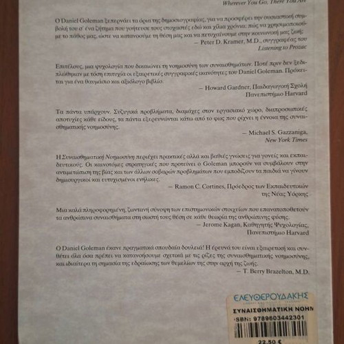 Daniel Goleman Emotional Intelligence book