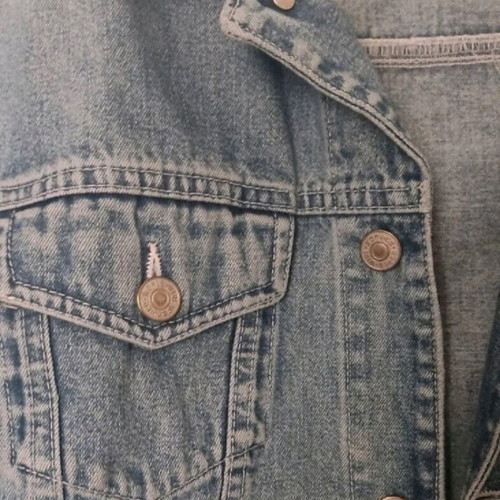 Denim jacket used, size Small, blue, very good condition