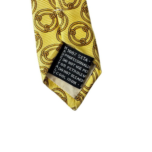 Gianni Versace Medusa silk tie used, multicolor, size 56''