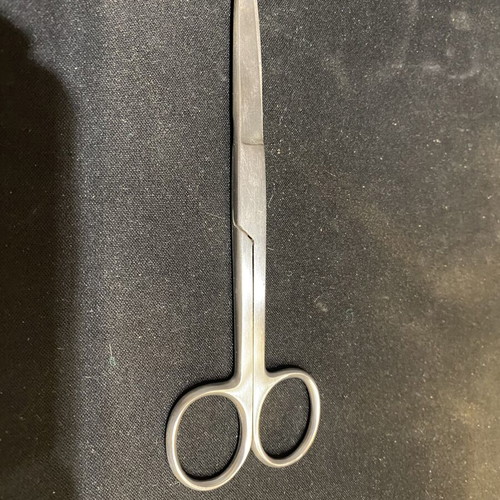 Professional surgical veterinary scissors used, stainless steel 130447