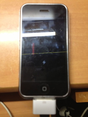 iPhone 2G A1203 Vintage GSM 8GB silver used for repair