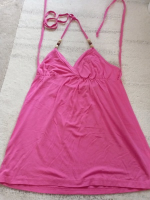 Summer backless blouses like new, set of 2, pink