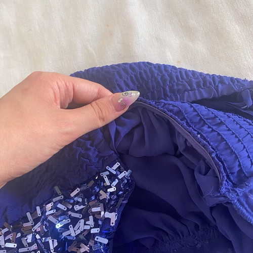 Blue mesh top Y2K Yamamay size M like new