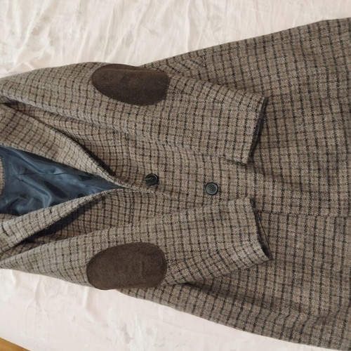 Wool coat Zara like new brown slim fit