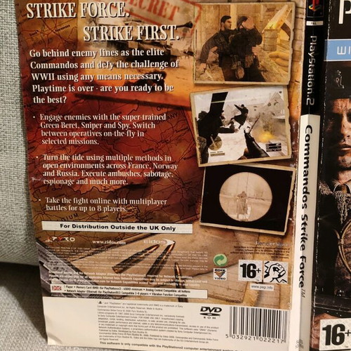 Commandos Strike Force PS2 used in excellent condition