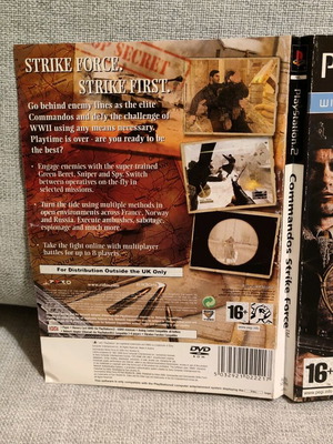 Commandos Strike Force PS2 used in excellent condition